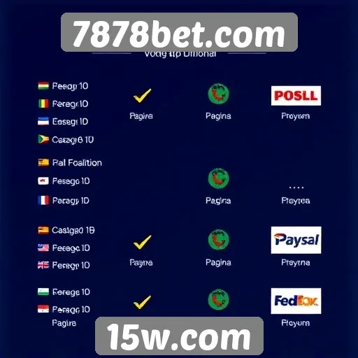Métodos de pagamento aceitos no 7878bet.com