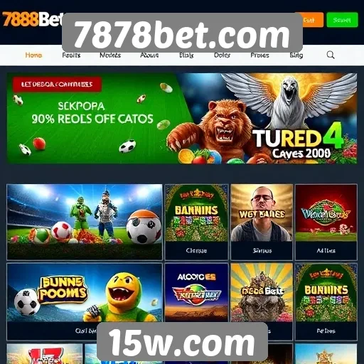 Variedade de jogos disponíveis no 7878bet.com